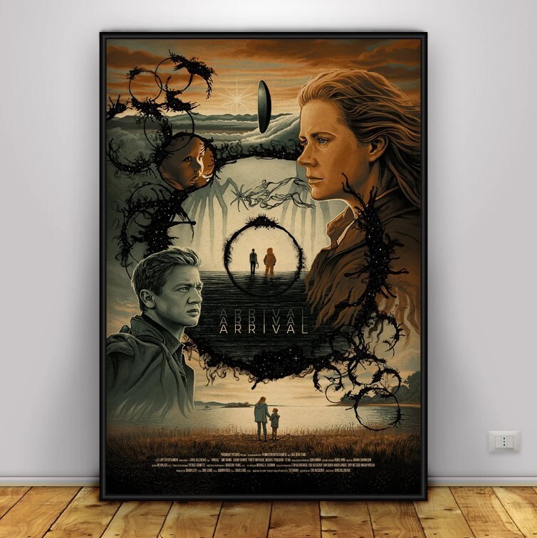 Arrival Poster | Wall Art | Wall Prints | Home Decor | Kraft Paper Print 1