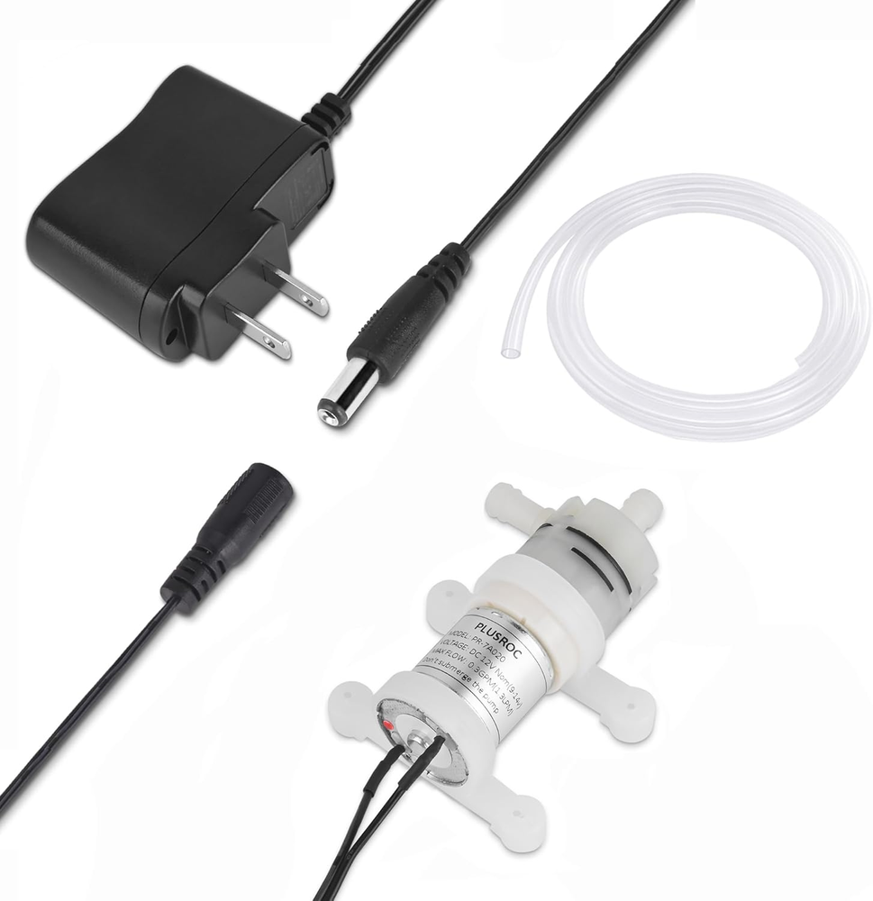 12V DC Mini Water Transfer Pump 1.3LPM Small Self Priming Micro Pump with Food G