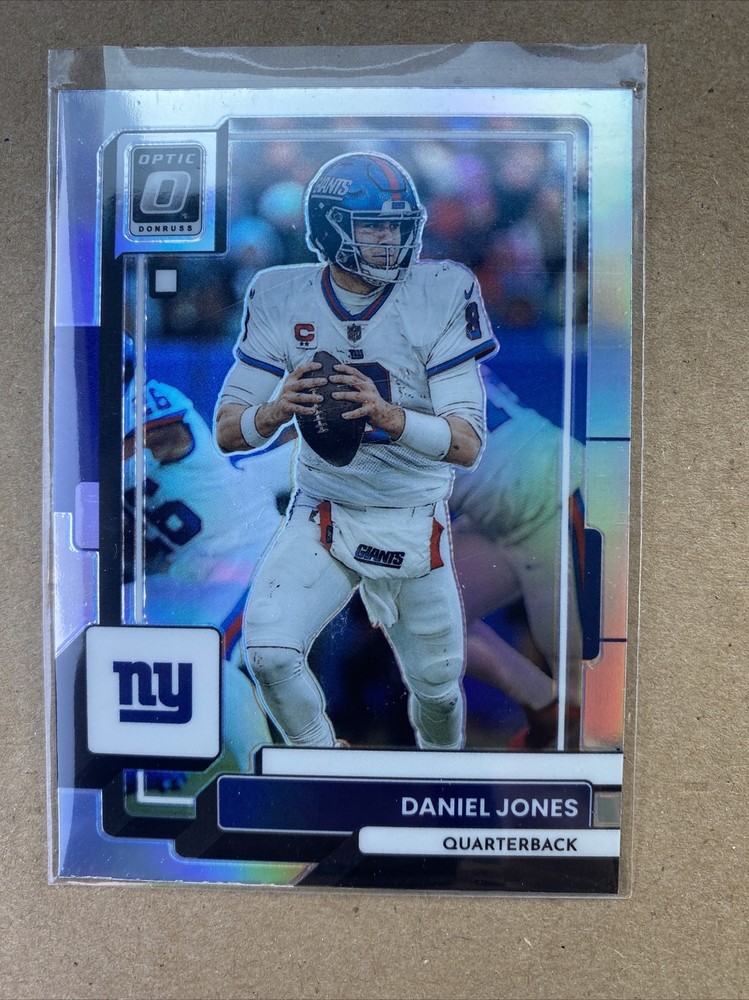 2022 Donruss Optic Daniel Jones Silver Holo Prizm #145 NY Giants Football Card