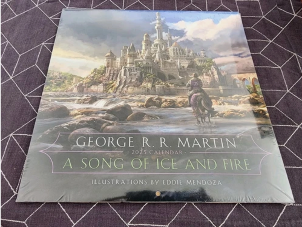 A Song of Ice and Fire 2025 Calendar with Eddie Mendoza Art-image
