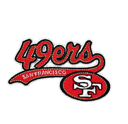 SAN FRANCISCO 49ers - RETRO  - FOOTBALL - NFL - Embroidered Iron-On Patch