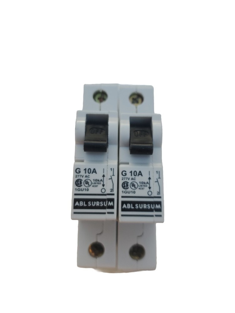 ABL Sursum 1GU10 G10A Circuit Breaker 1P 10A 277V VGC!!! with Free Shipping-image