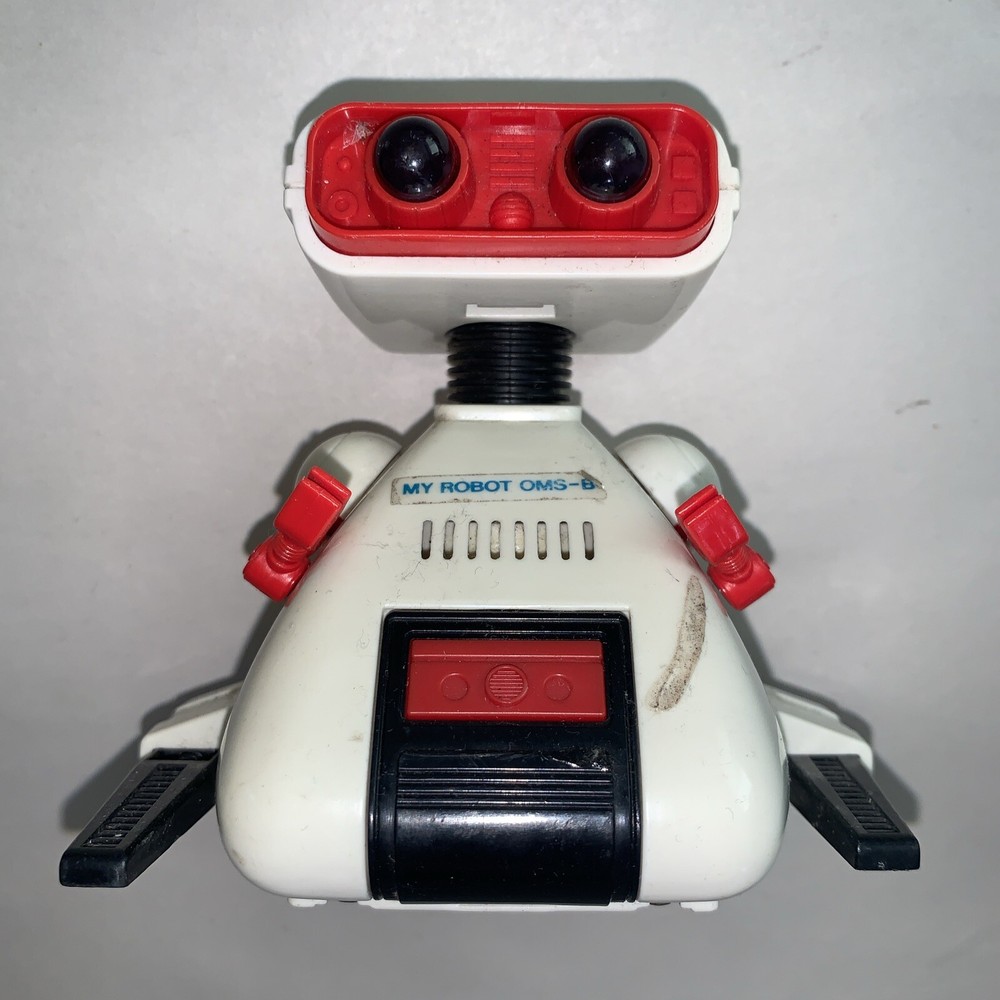 Tomy DINGBOT  My Robot OMS-B Loose Vintage Action Figure AA Battery Powered