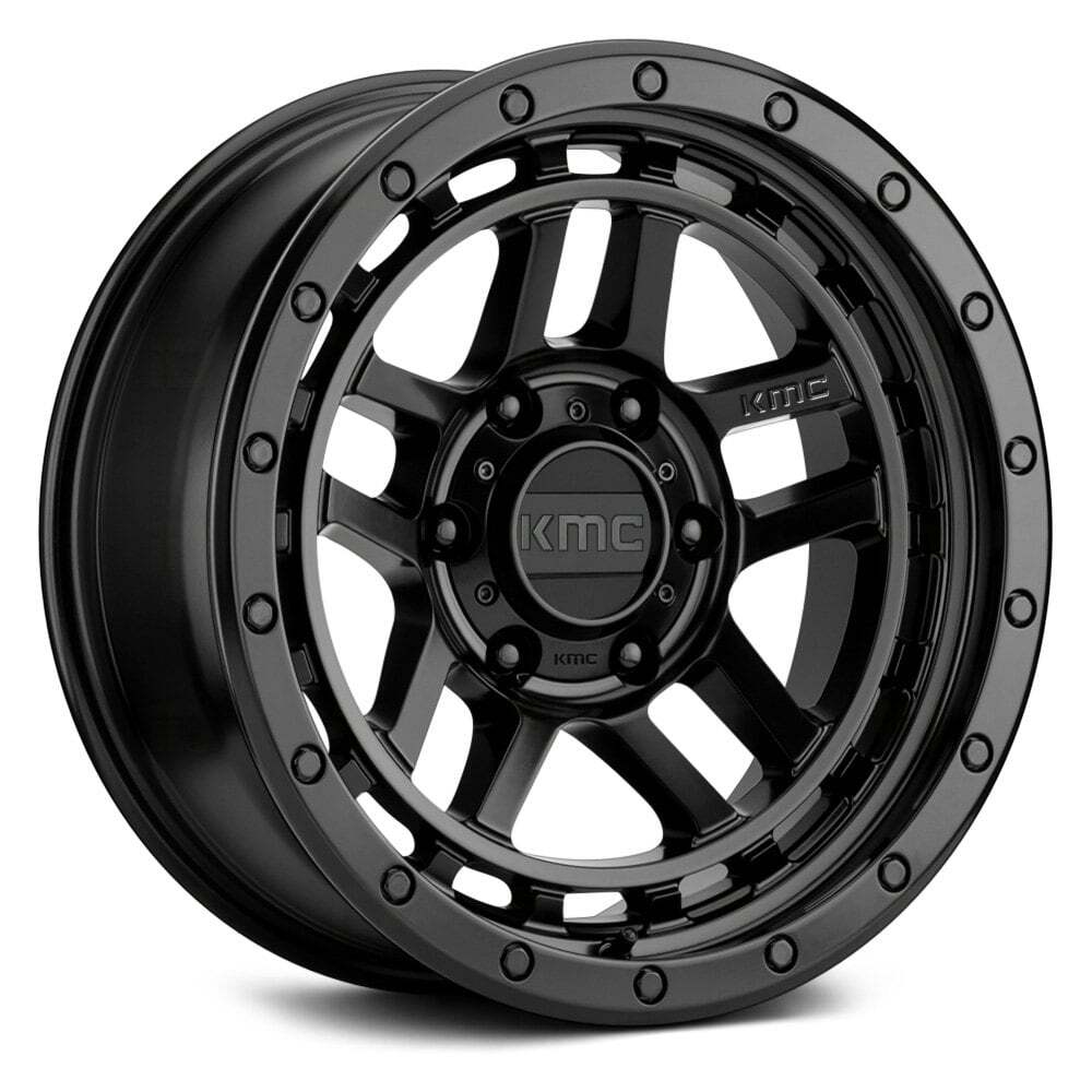 KMC KM540 RECON 18x8.5 5x127 78.1 Black Single Wheel Rim