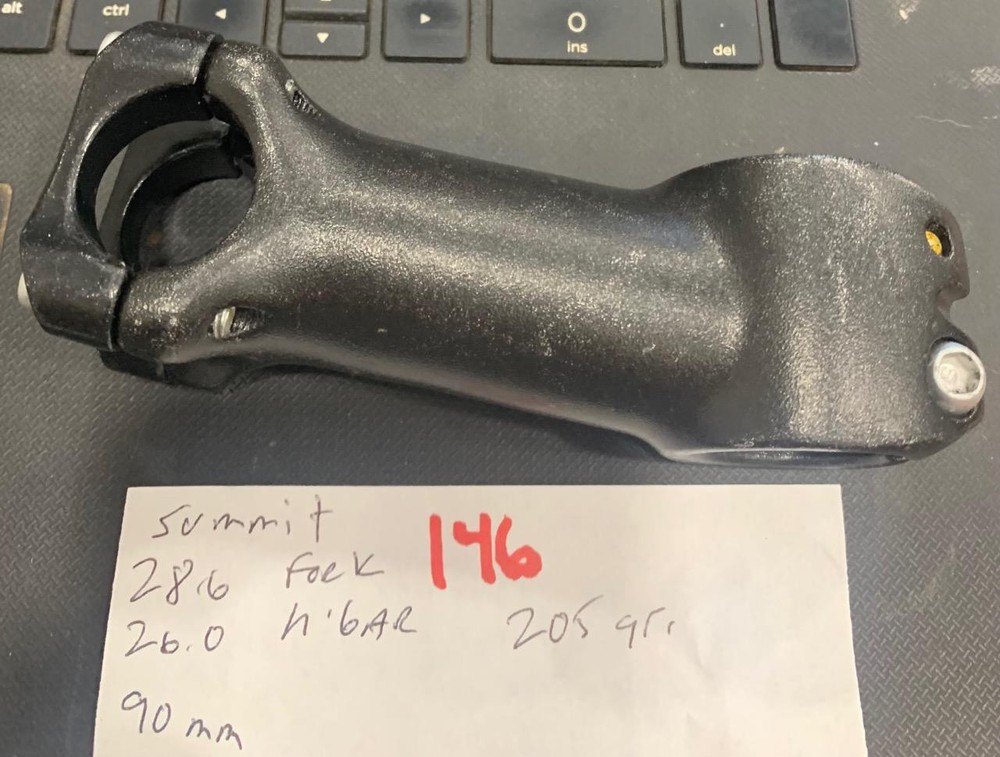 NOS Mountain Bike Threadless Summit Stem 90mm 28.6 Steerer 26.0 #146