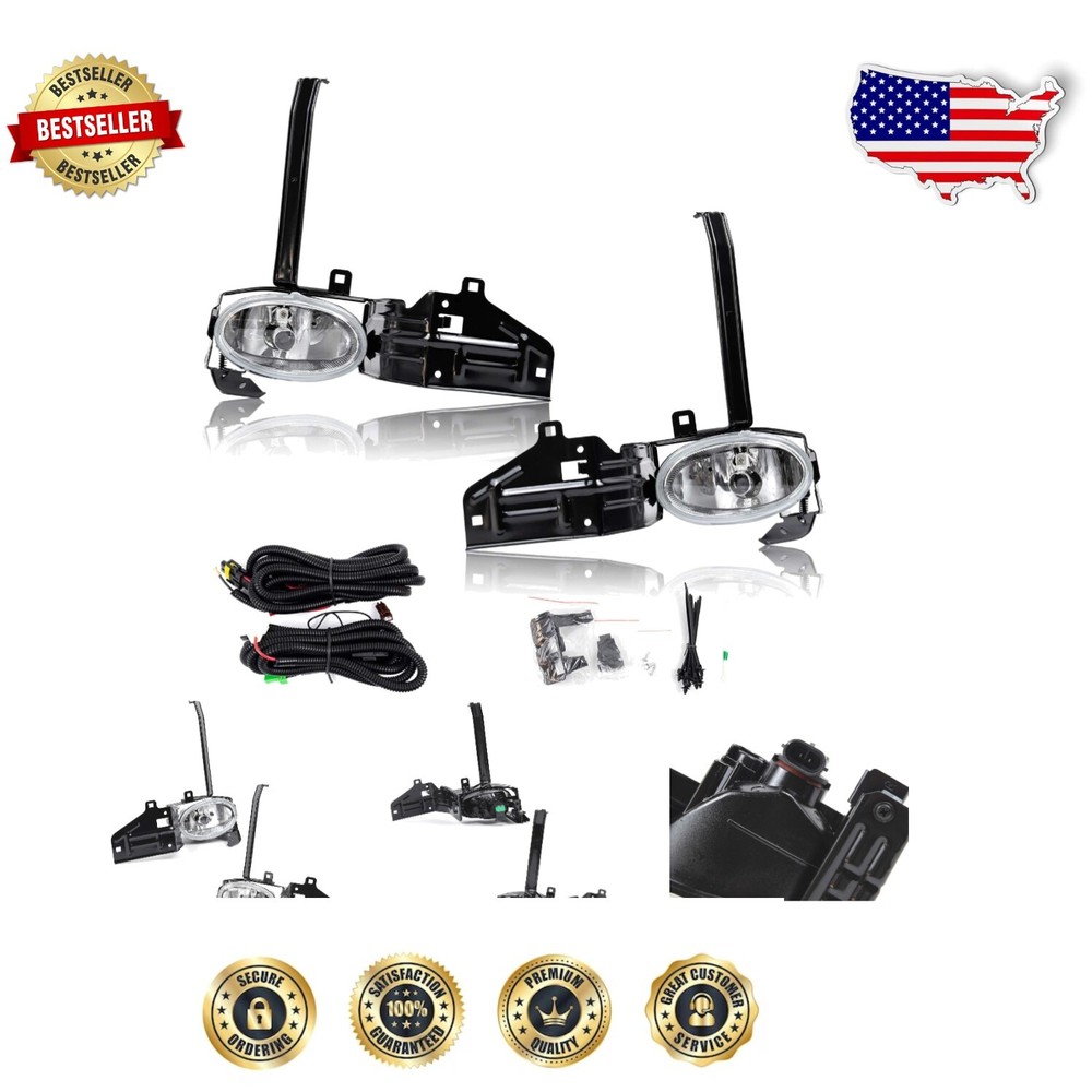 Complete Fog Light Kit for 2008-2010 Accord Coupe - Halogen & Wiring Included