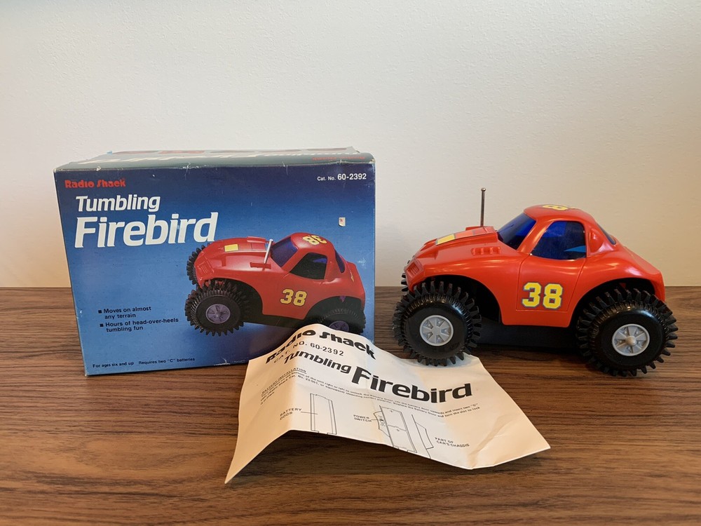 Radio Shack Red Tumbling Firebird Cat No 60-2392 W/ Instructions