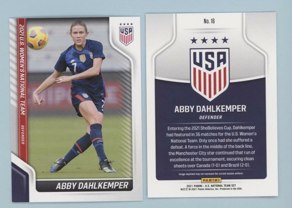 Abby Dahlkemper 2021 Panini Instant USWNT Card 16 USA Soccer-image