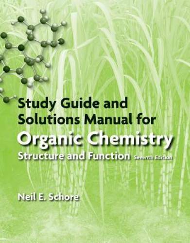 Study Guide and Solutions Manual for Organic Chemistry Paperback in Good Condition