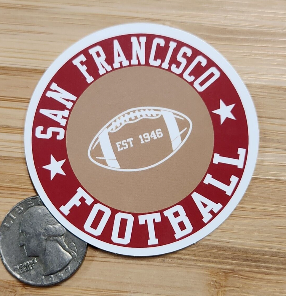 San Francisco 49ers NFL Laptop Decal Sticker Football Fan Gift