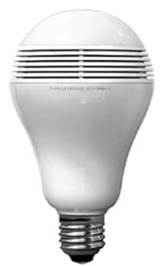 MiPow BTL100-SR-WW PLAYBULB Bluetooth Wireless Smart LED Speaker Light Bulb