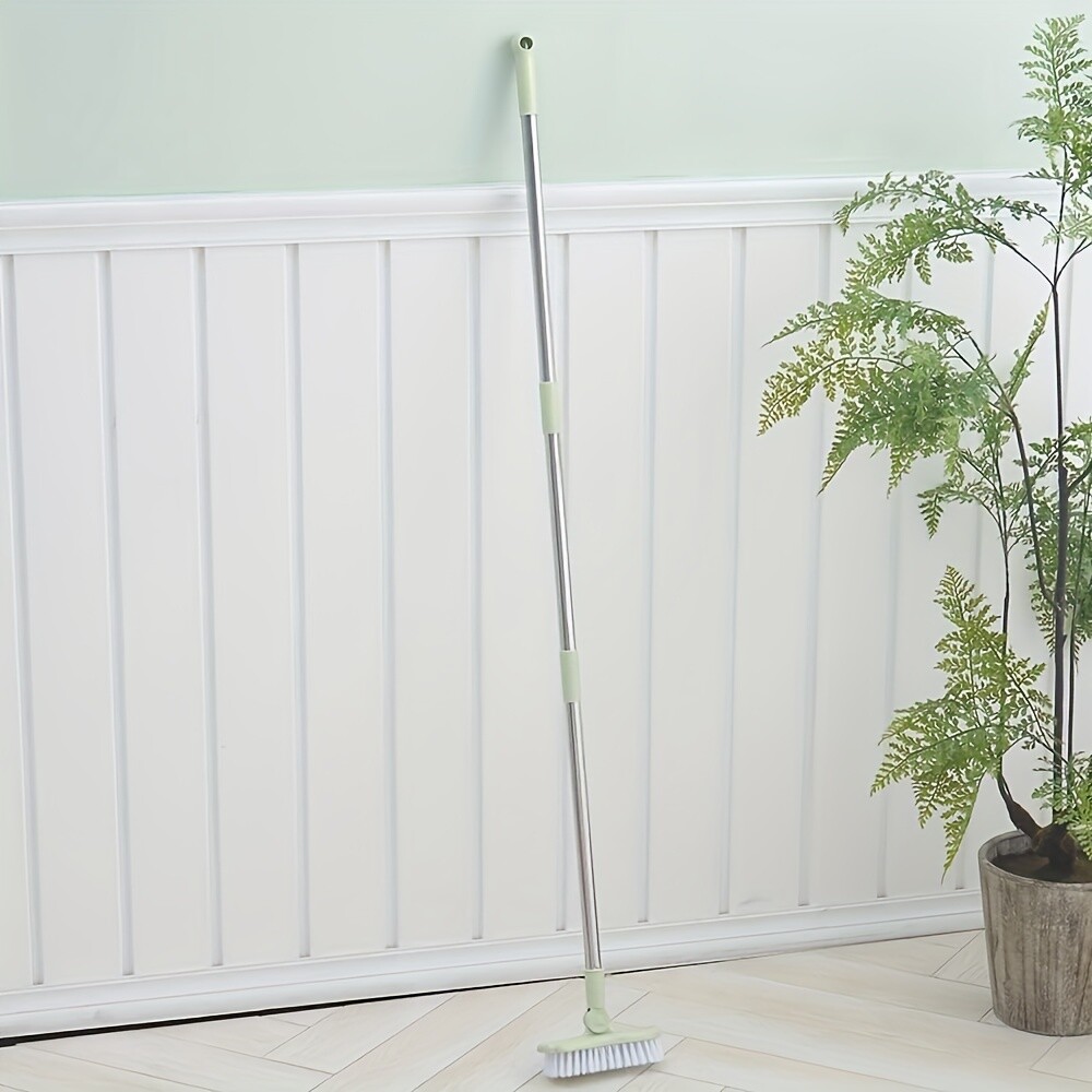 Extendable Tub and Tile Scrubber Removable Adjustable Long Handle Cleaning Brush