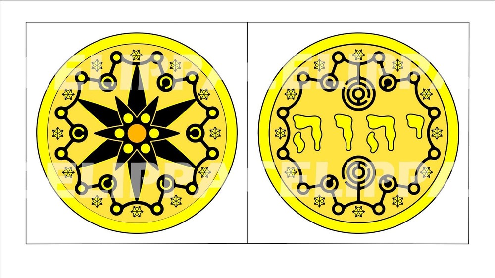 EXCLUSIVE HARD PROTECTION AND GOOD LUCK Symbolic Talisman, Amulet TETRAGRAMMATON