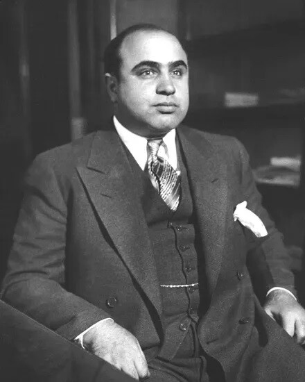 Vintage 1931 Al Capone Gangster Mobster Criminal 8x10 Photo Print