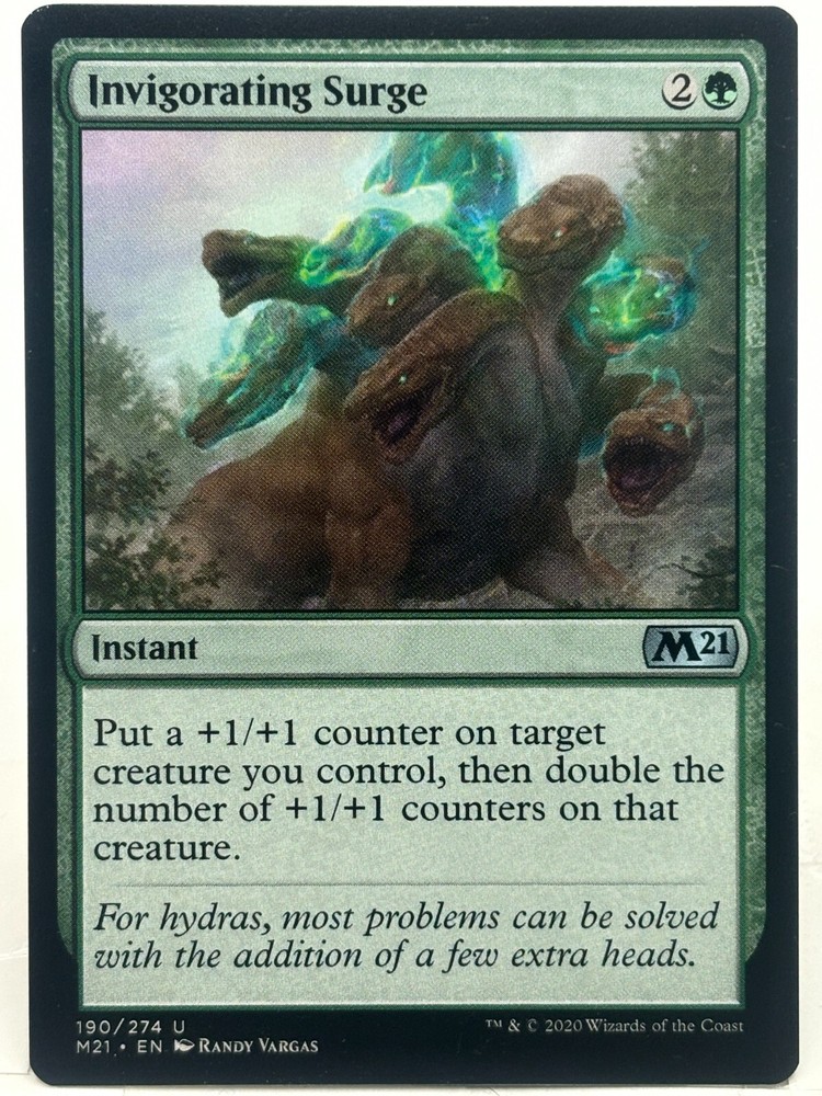 Invigorating Surge NM/M* Core Set 2021 M21 ENGLISH 190/274 mtg -UnltdCards