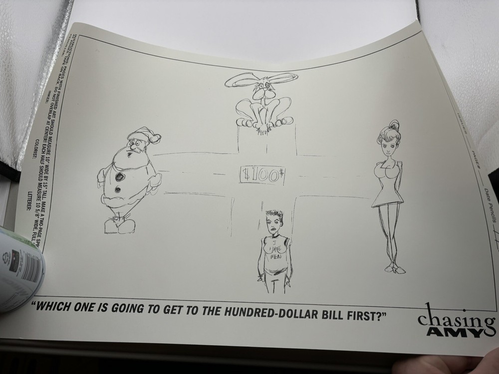 Very Rare Chasing Amy Movie Scene Poster - 16 X 11