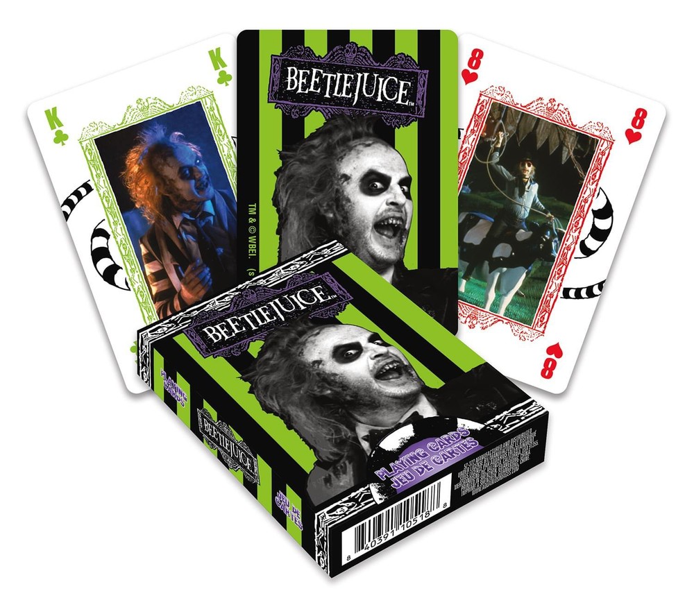 Beetlejuice Themed 52-Card Deck with 2 Jokers for Fun Game Nights