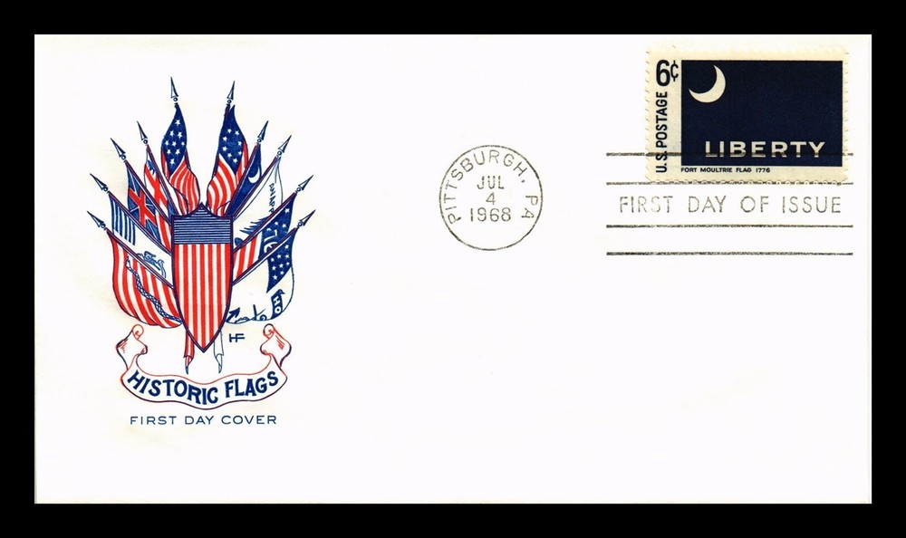 DR JIM STAMPS US COVER FORT MOULTRIE HISTORIC FLAGS FDC HF CACHET