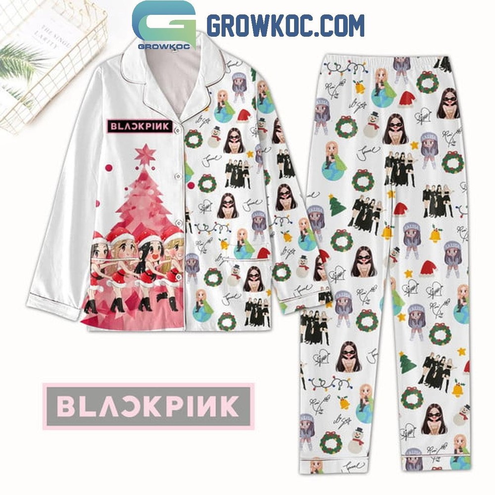 BLACKPINK 2024 Christmas Pajama Set in Soft Polyester