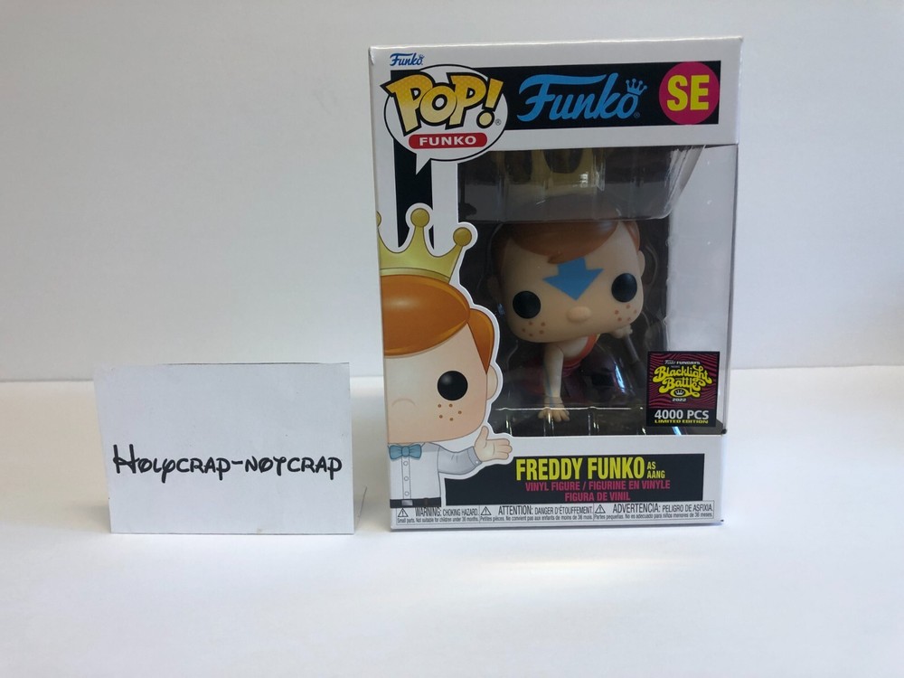 SDCC 2022 EXCLUSIVE Funko Pop Aang SE LE 4000 Blacklight NIB-image