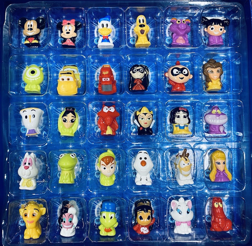 FULL SET Disney wikkeez Mini Figurines Figures 30 Bundle Europe Blind Box Toys