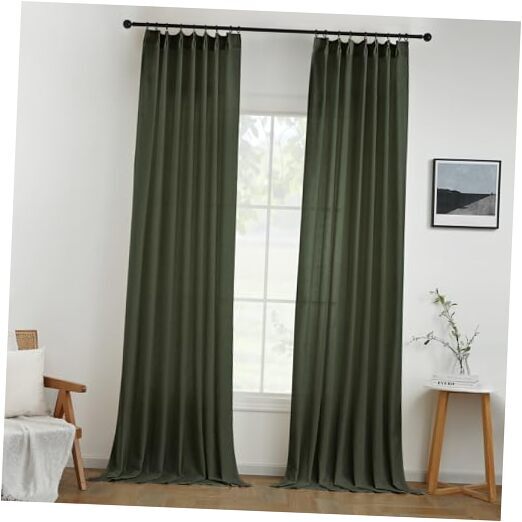 Pinch Pleat Sheer Linen 102 Inches Long 40