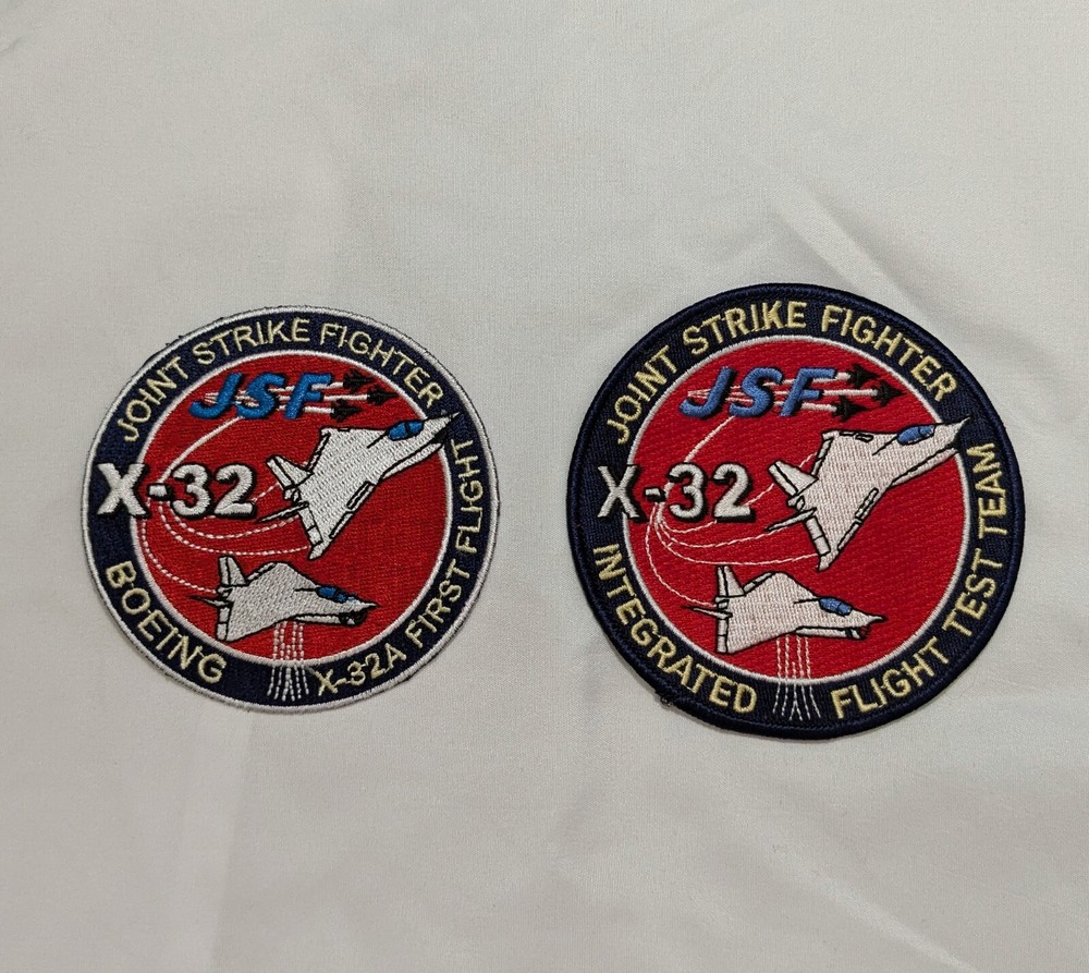 Boeing Joint Strike Fighter X-32 Patch First Flight Integrated Flight Test Team