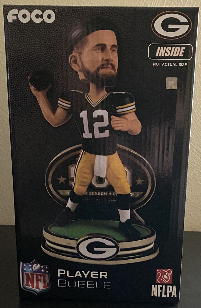 Aaron Rodgers Green Bay Packers 500 Career TDs Bobblehead Limited Edition 312-image