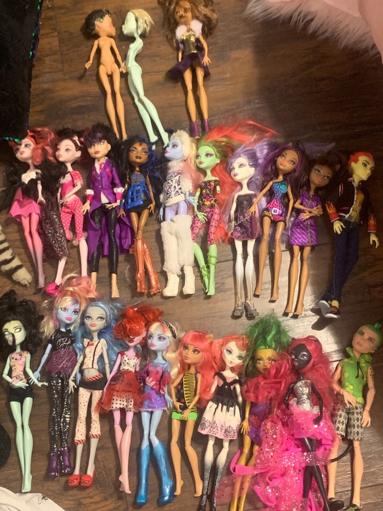 monster high doll lot huge used