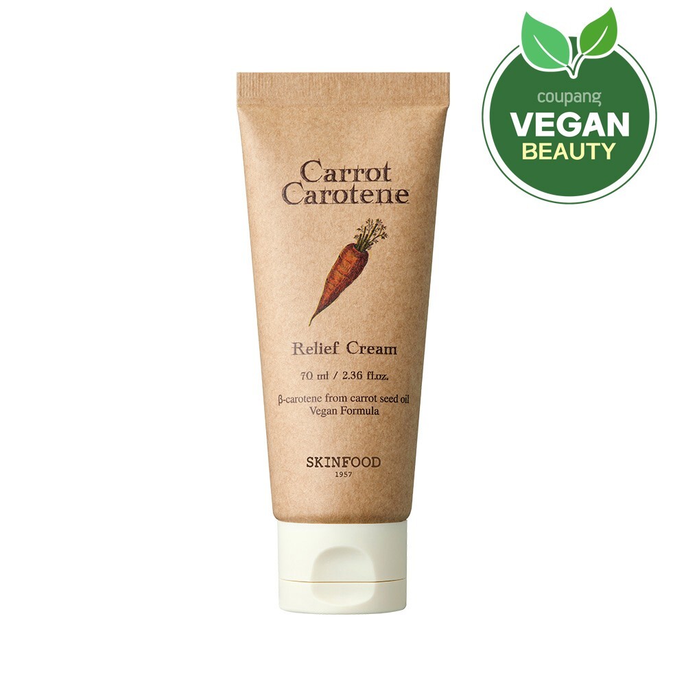 [SKINFOOD] Carrot Carotene Relief Cream 70ml/2.36oz K-Beauty cosmetics