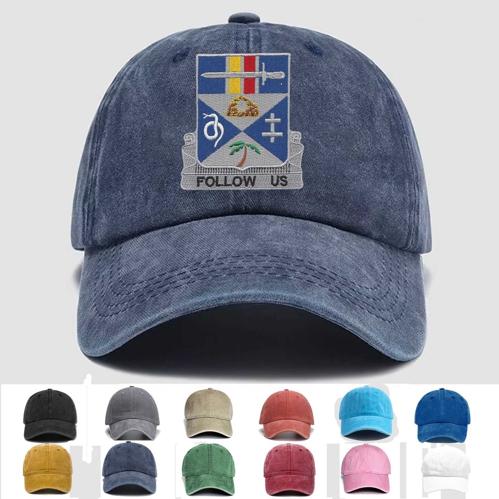 Custom Embroidered 293rd Infantry Regiment Veteran Trucker Cap Gift  
