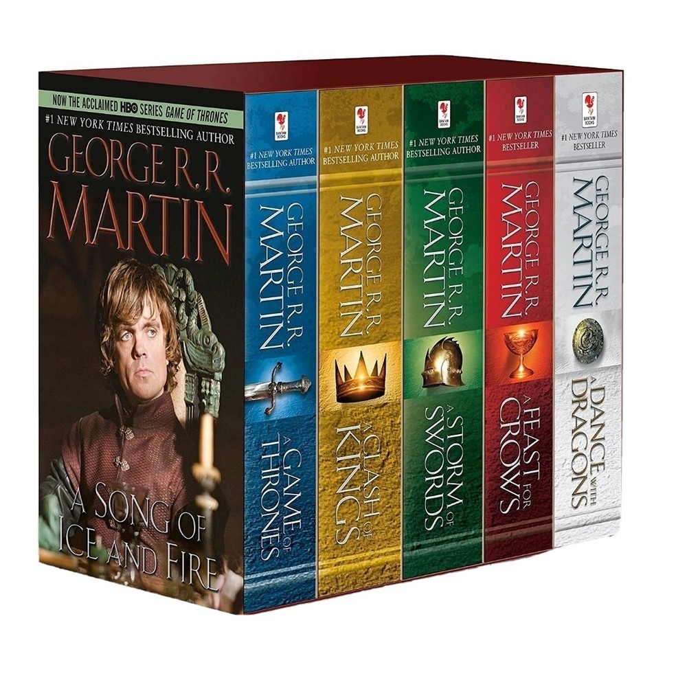 A Song of Ice and Fire Slipcase Box Set of Softbacks - A Game of Thrones + 4-image