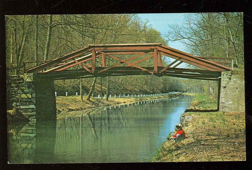Bucks County, Pennsylvania, A Delaware Canal Bridge (Buckhillfalls2