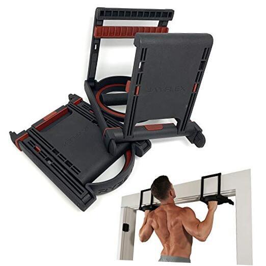 Portable Door Frame Pull Up Bar RYZE UPS - Rotating Handles, No Screws Needed