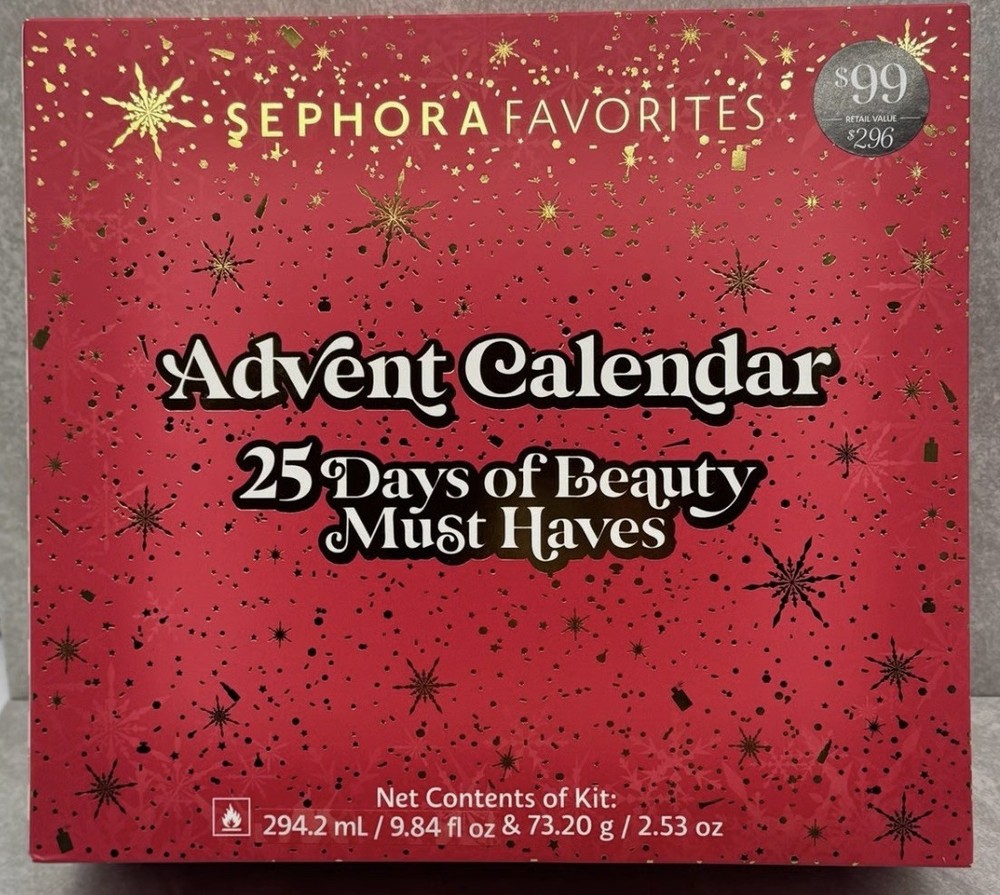 2025 Sephora Favorites Advent Calendar 25 Days of Beauty Holiday Limited Edition