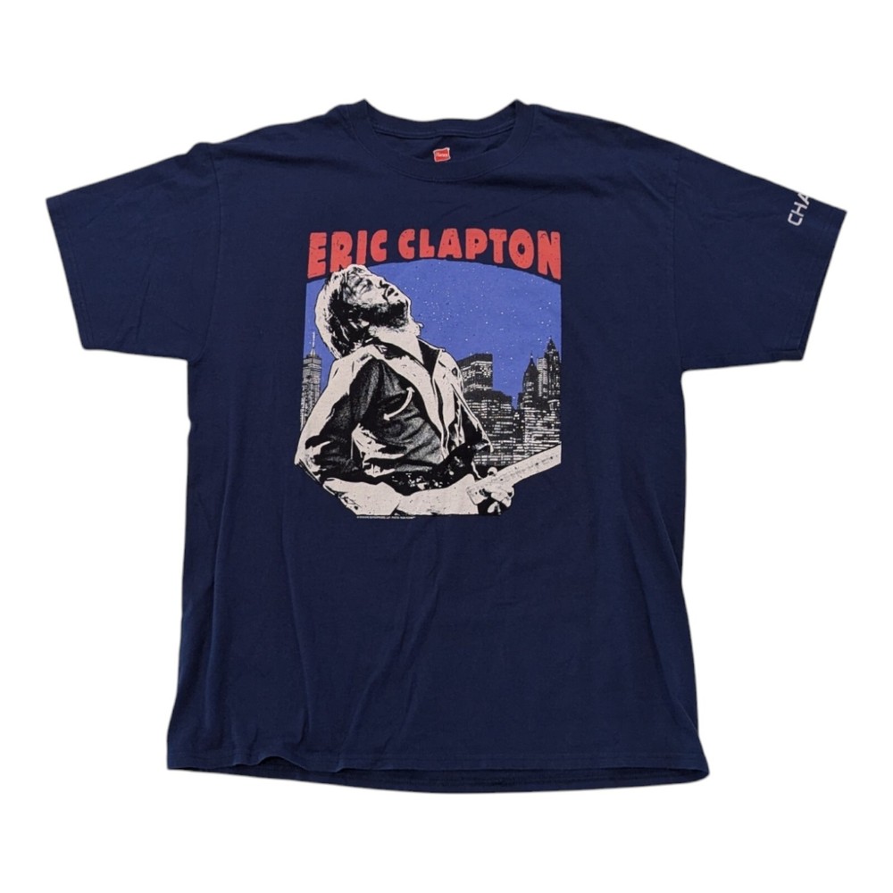 ERIC CLAPTON 2018 MADISON SQ GARDEN NY EVENT T-SHIRT Large
