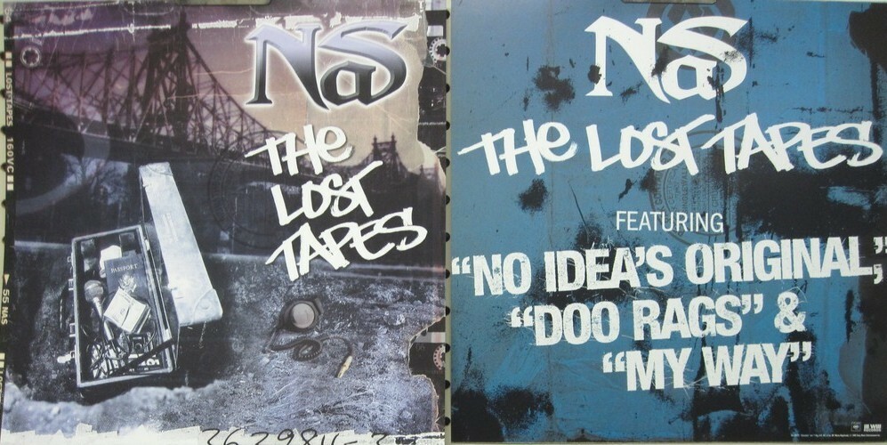 NAS 2002 The Lost Tapes 2 sided promo poster Flawless New Old Stock