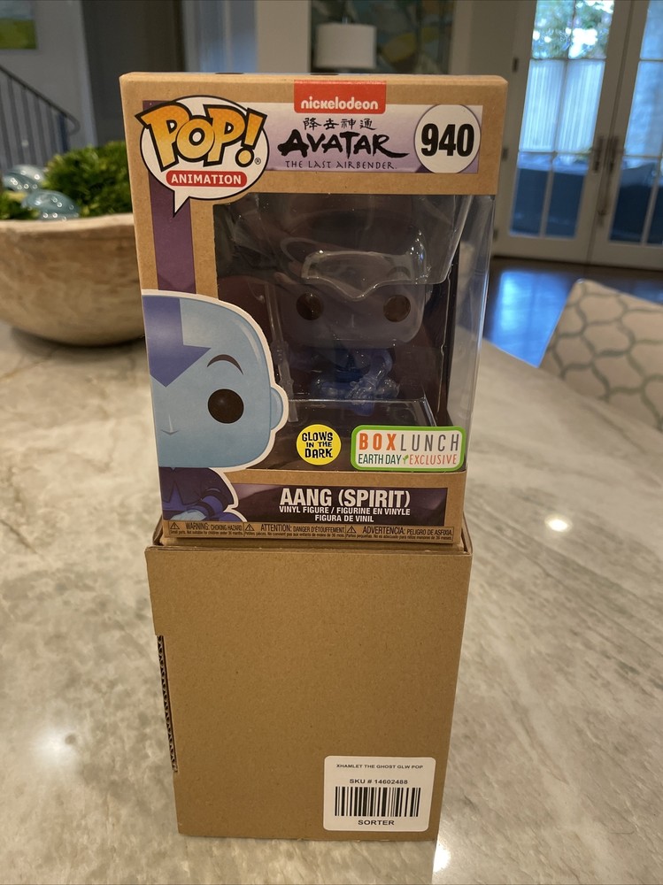Funko Pop Aang (SPIRIT) #940 BoxLunch Earth Day Exclusive Glow In The Dark GITD-image
