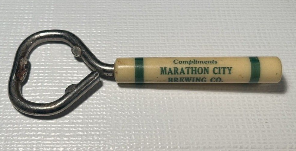 Vintage Beer Bottle Opener: Marathon City Brewing Company, Marathon City, Wis
