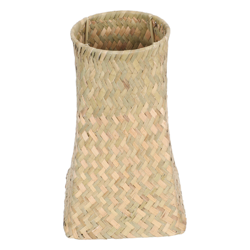 Rustic Flower Holder Seagrass Vase Tall Farmhouse Flower Bucket