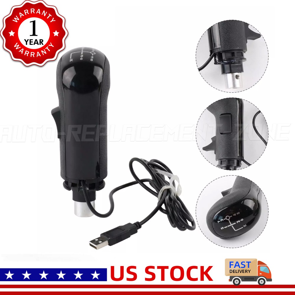 3 Switch 13 Gear Shifter Knob USB Game American Truck Simulator Replacement SKRS