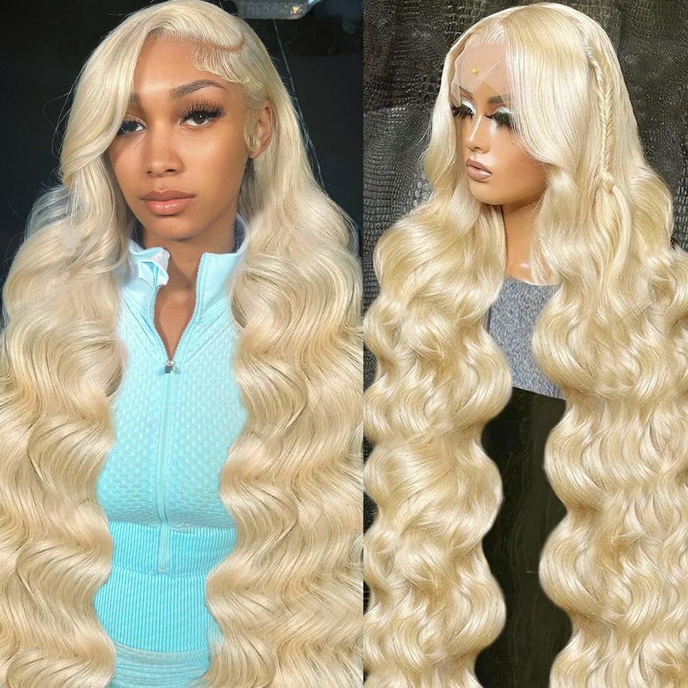 Jiaboo 613 Lace Front Wig Human Hair 13x6 Blonde Lace Front Wigs Human Hair 2...