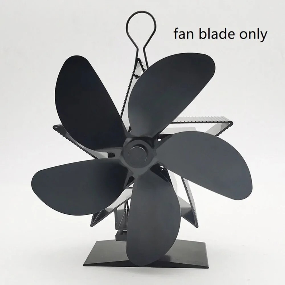 Wood Stove Fan 5-Blade Fireplace Fan for Wood Burning Stove Heat Powered fan