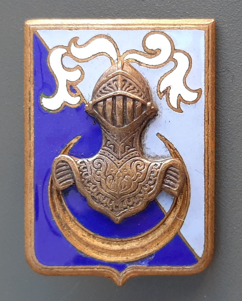 Original ABC School Cavalry Hussein Dey Drago Badge AFN Algeria-image