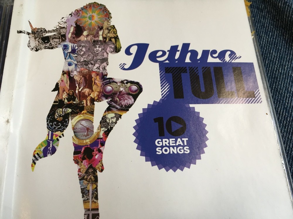 10 GREAT SONGS BY JETHRO TULL (CD) OOP C1 HTF