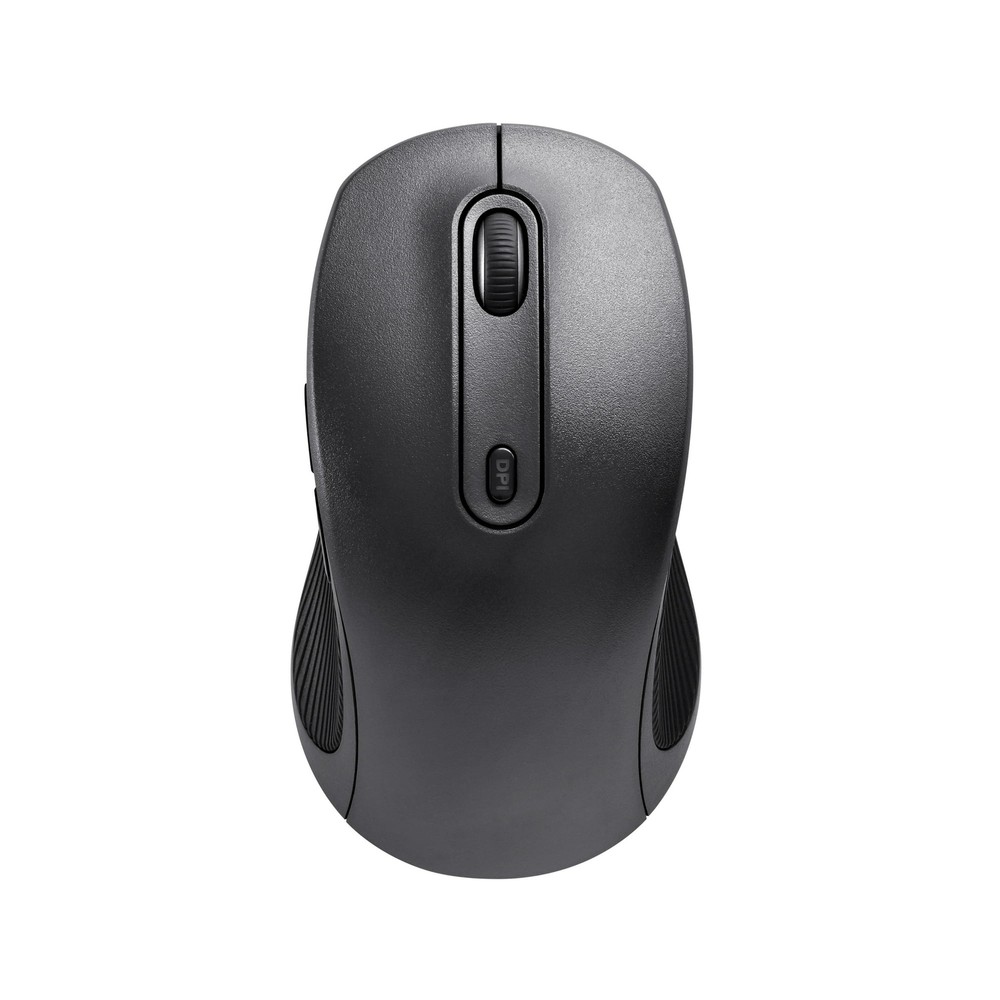 onn. 5-Button Wireless Bluetooth Ambidextrous Mouse, USB-A Nano Receiver, Black