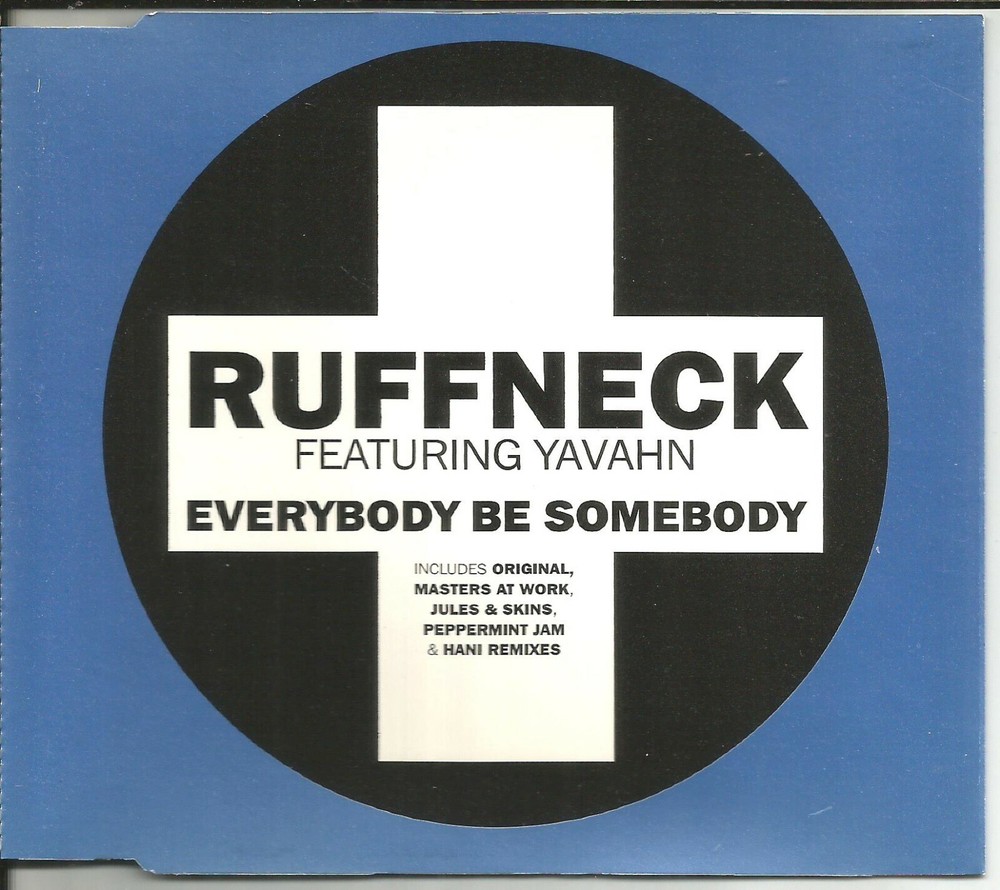 Jomanda RUFFNECK Everybody be Somebody MIXES & EDITS MASTERS AT WORK CD Single