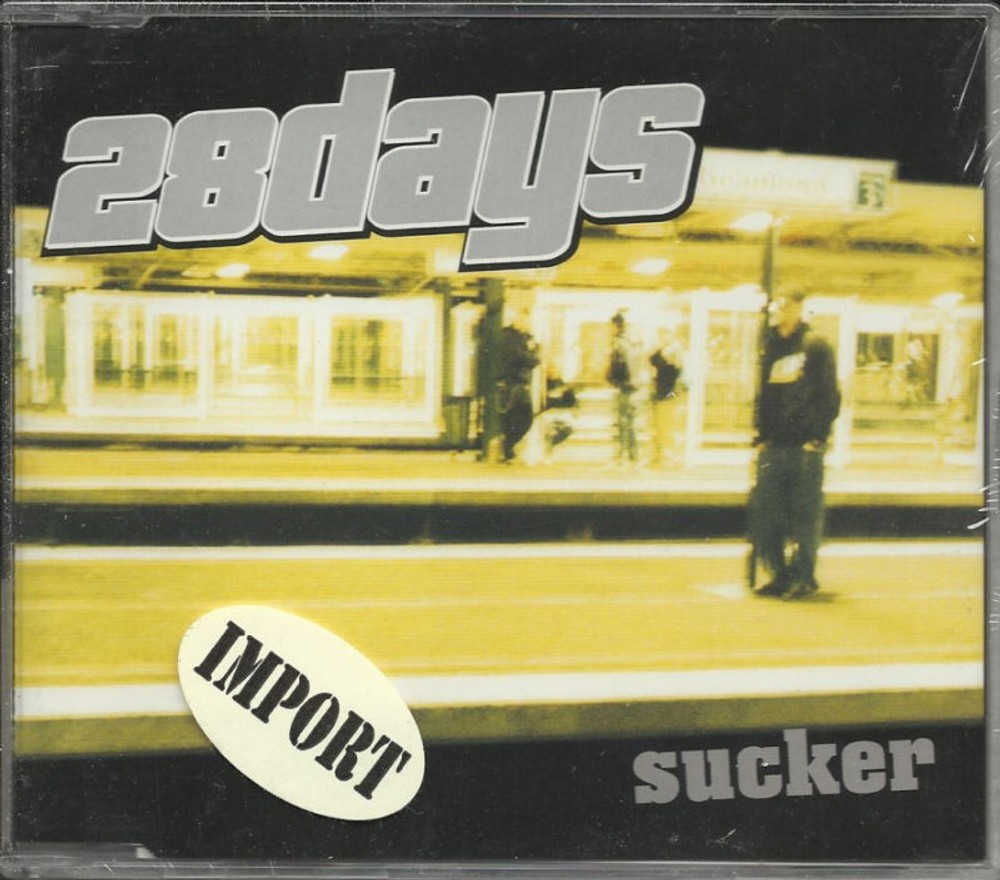 28 DAYS Sucker w/ MIX & RARE LIVE TRX CD Single SEALED