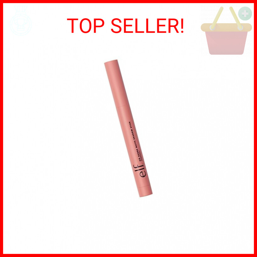 e.l.f. No Budge Matte Shadow Stick, One-Swipe Cream Eyeshadow Stick, Long-Wear &