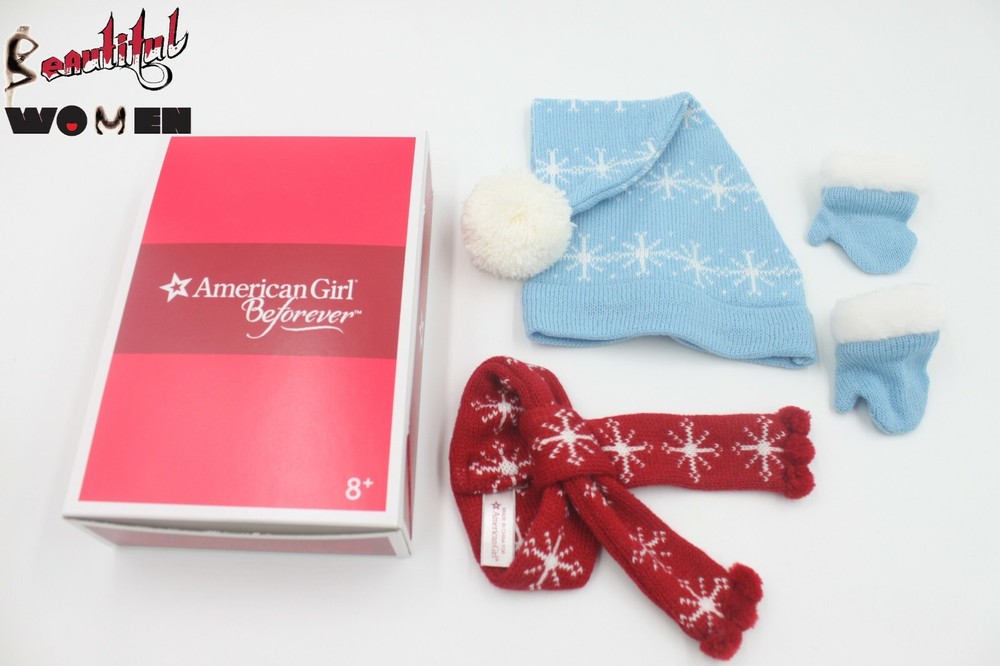 American Girl doll Maryellen's winter skating set with hat scarf mittens for 18-inch dolls